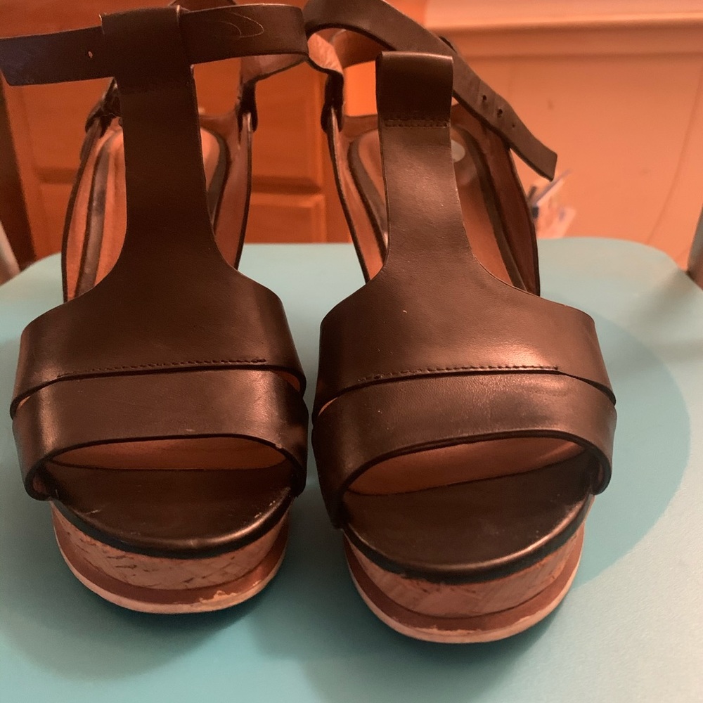 Size 8 wedged heels
